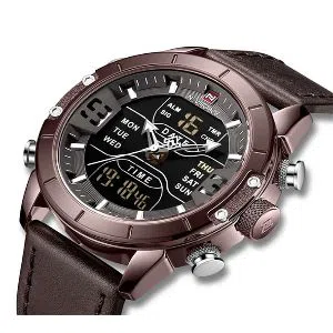 Naviforce NF9153L Watch Men Top Brand Army Military Mens Wristwatch Waterproof Digital Quartz Sports Watches