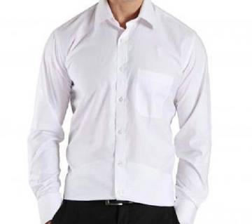 Full Sleeve Casual White Shirt for Man