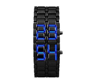Samurai LED  Watch Display-Blue