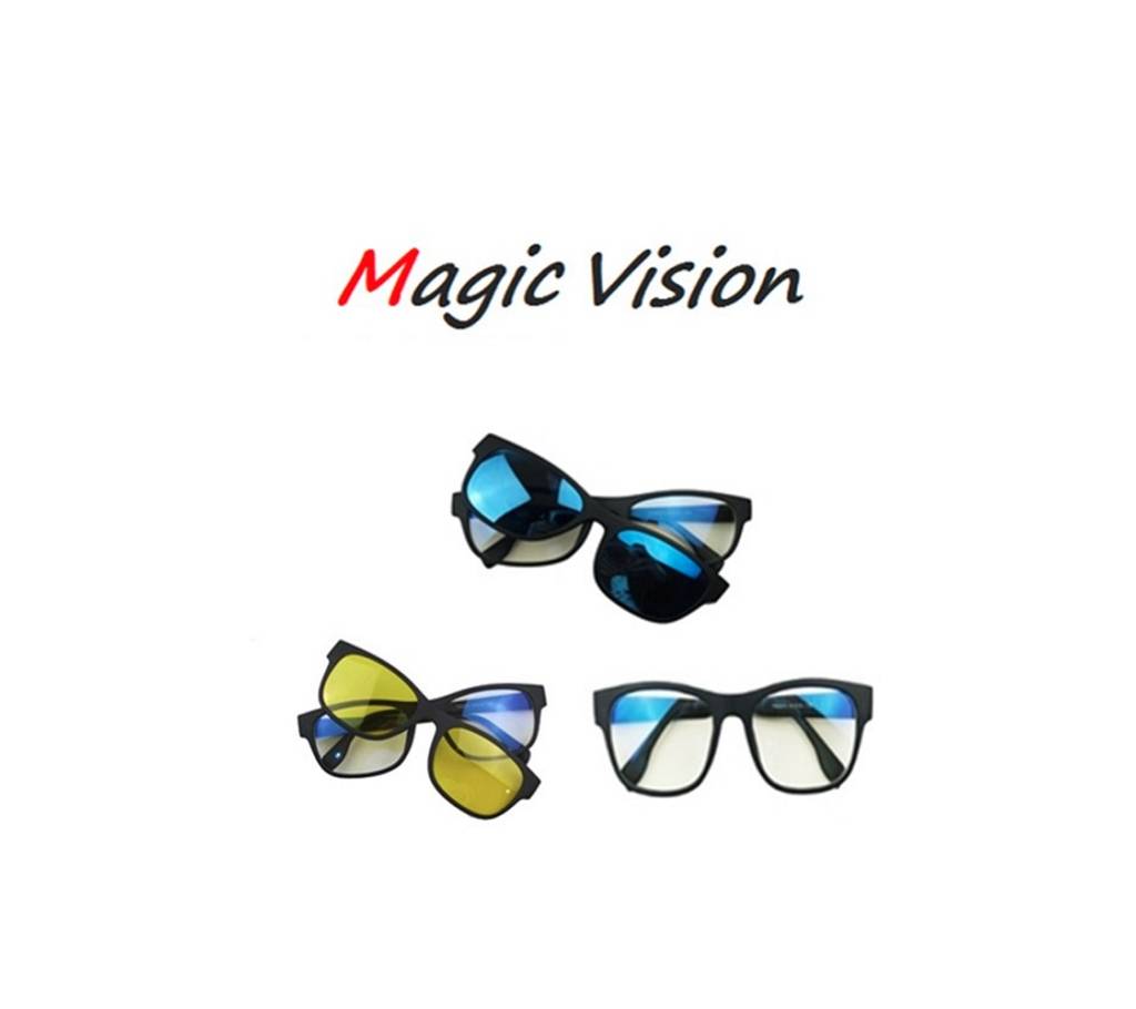 3 in 1 Magic Vision ম্যাগনেটিক গ্লাস বাংলাদেশ - 745878