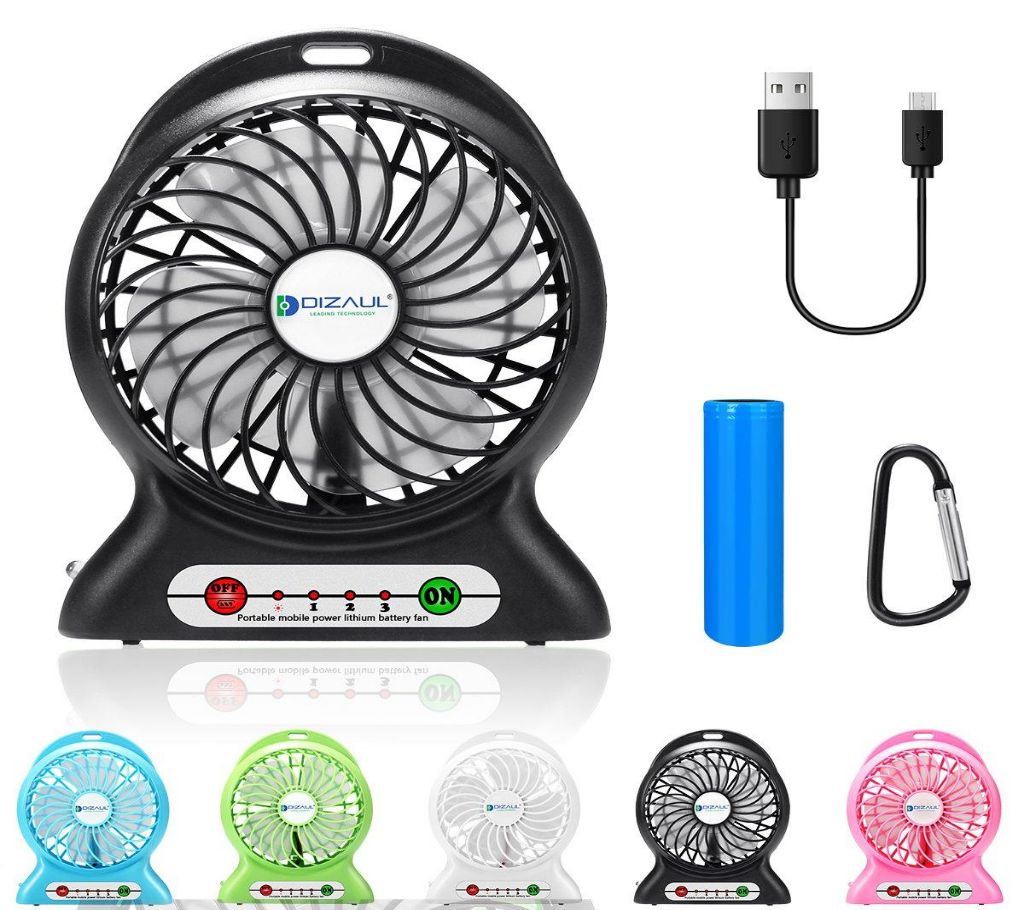 Mini USB Rechargeable Fan - Multiple Color - GNG বাংলাদেশ - 1003779