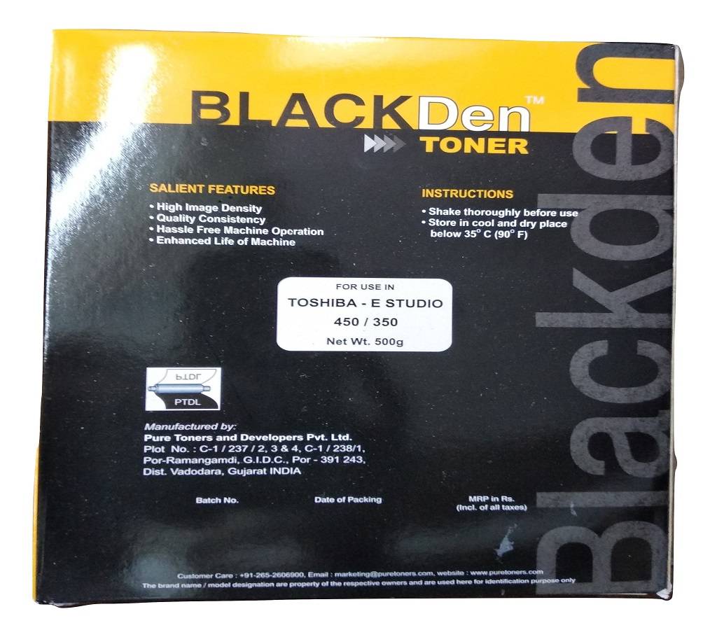 Black Den Toner Black Copier Poly Toner Toshiba  E-Studio All Digital Copier বাংলাদেশ - 758193
