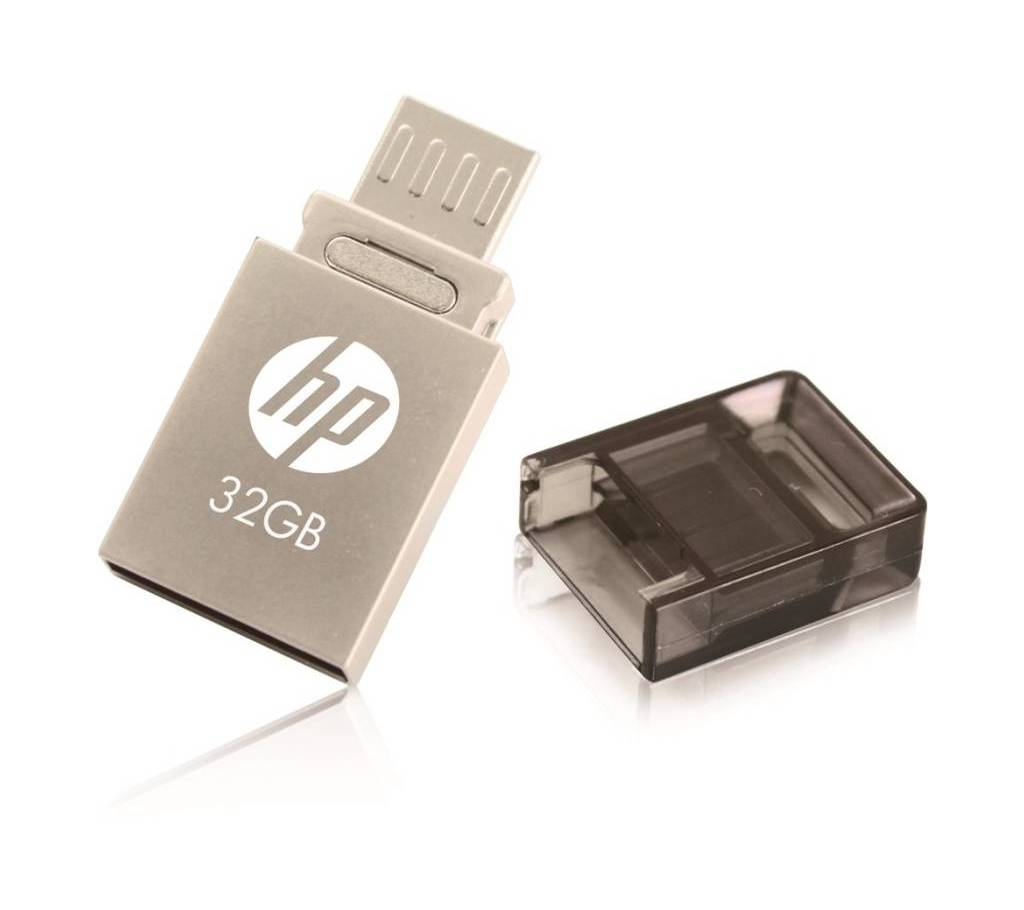 HP ৩২ জিবি USB ৩.০ মেটাল OTG+USB পেনড্রাইভ বাংলাদেশ - 757644