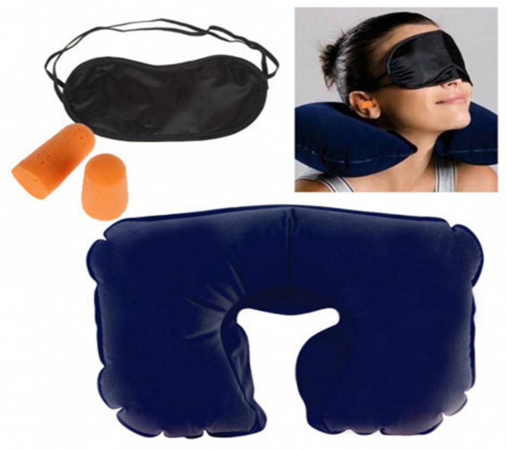 3 in 1 Travel Eye Mask Pillow-749 বাংলাদেশ - 754068