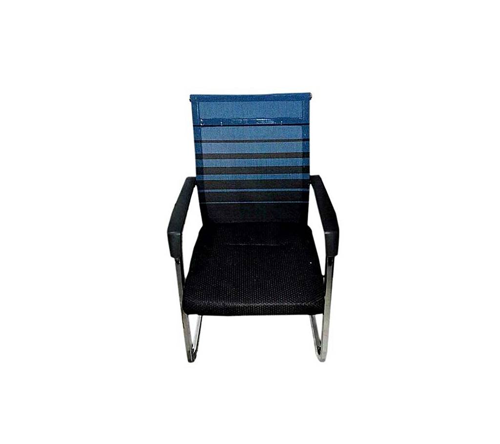 Samiha Furniture SF-086 - Fixed Chair - Black and Blue বাংলাদেশ - 755913