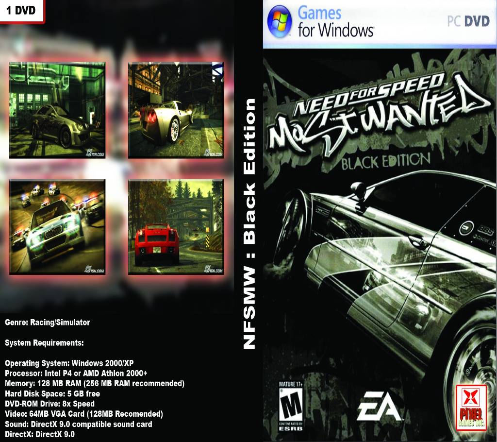 Need For Speed MW Black edition PC DVD বাংলাদেশ - 789255