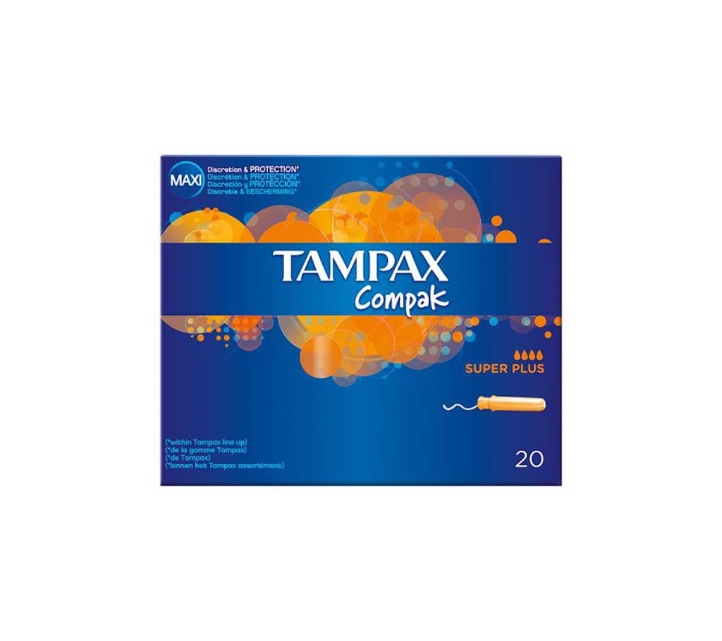 Tampax Compak Super Plus 20 Pack ট্যাম্পুন - Hungary বাংলাদেশ - 801966