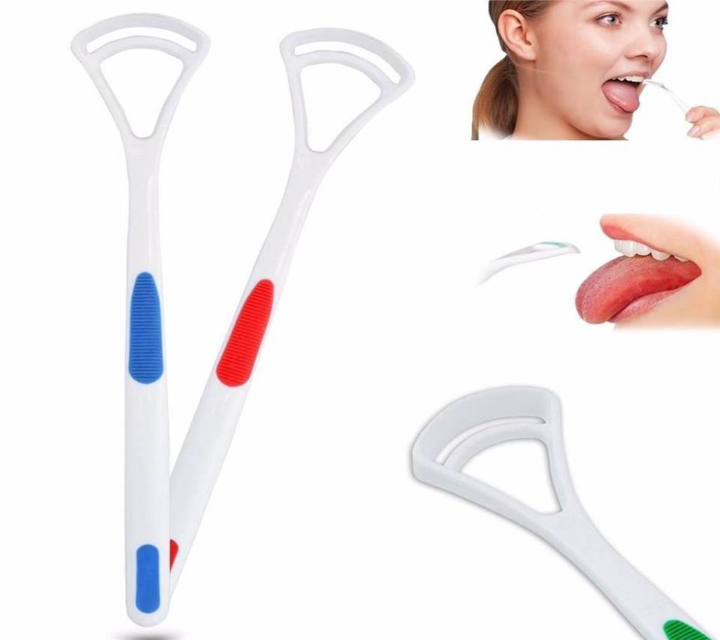 Oral Care Tongue Scraper Cleaner ডেন্টাল কেয়ার ক্লিন টুল বাংলাদেশ - 760732