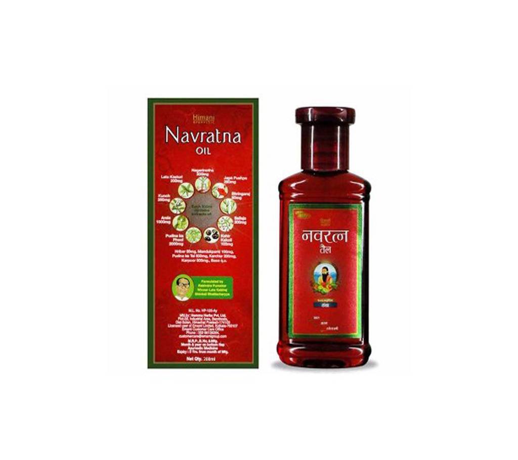Navratna Ayurvedic অয়েল 200 ml India বাংলাদেশ - 763121