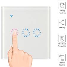 Wi-Fi Touch Wall Switch Panel Work with Alexa Google Home