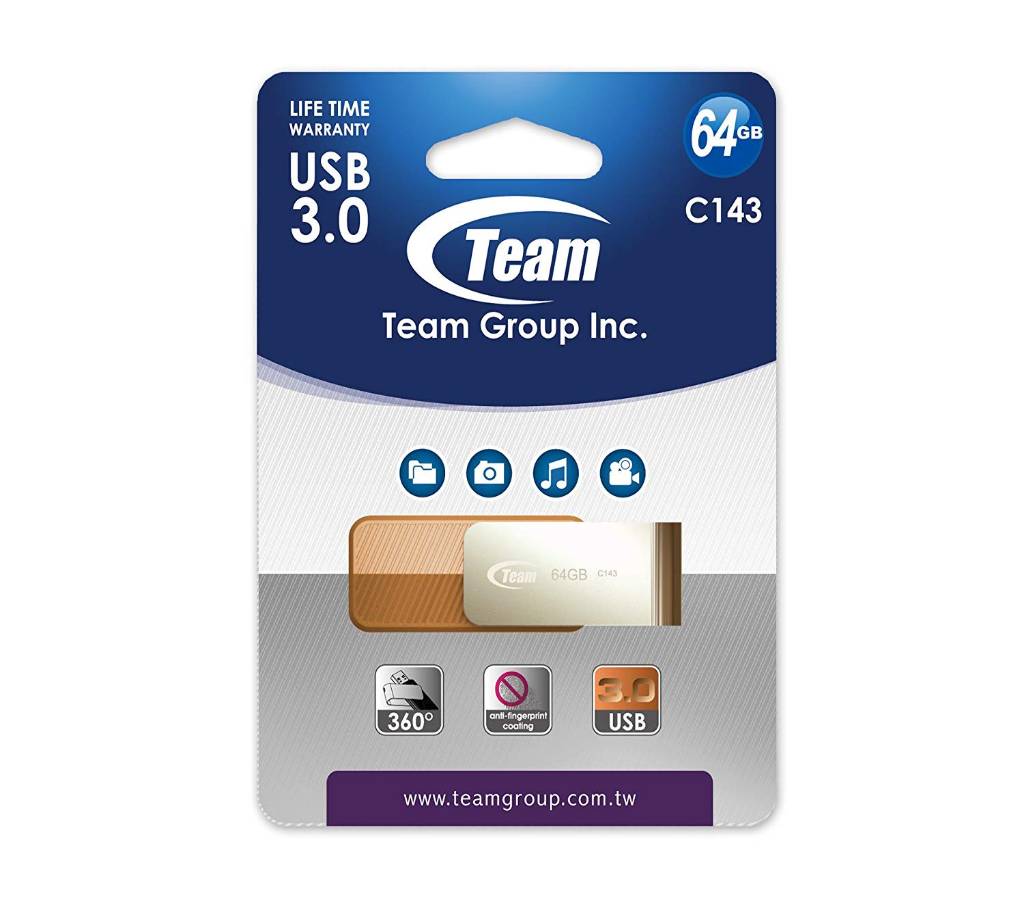 TEM Group 64GB USB 3.0 C143 পেন ড্রেইভ বাংলাদেশ - 807519
