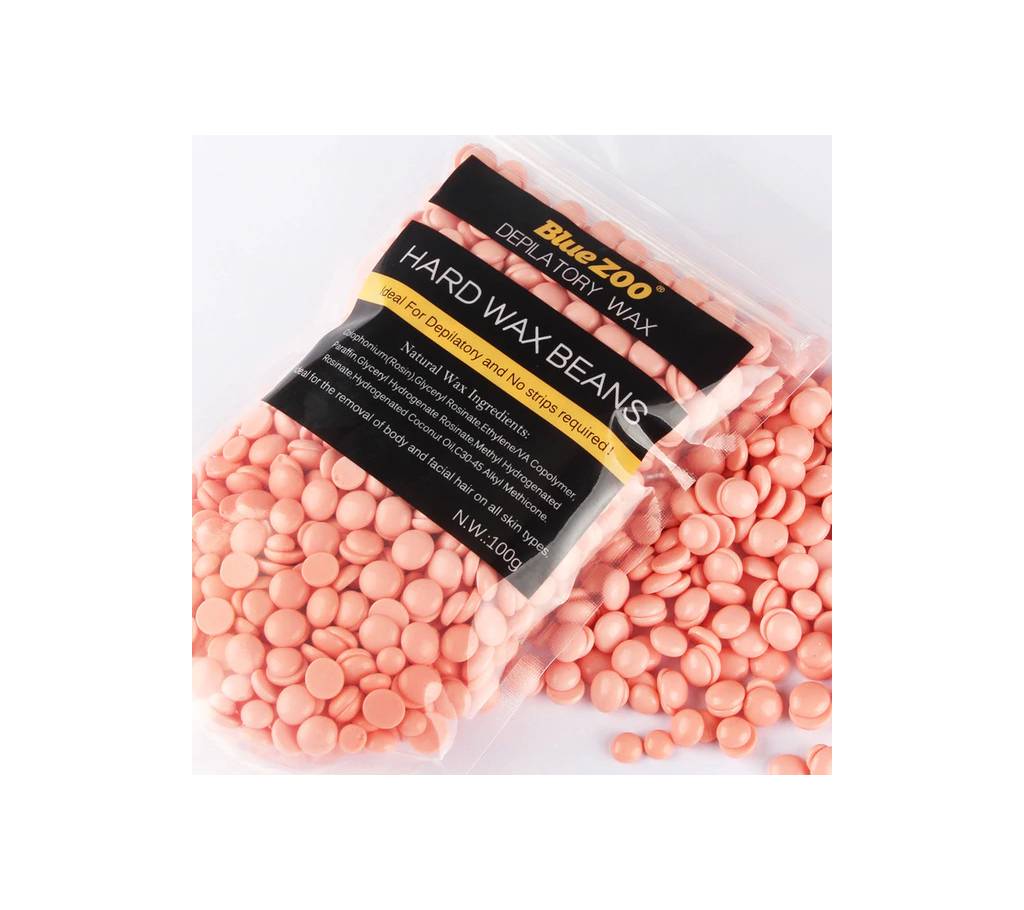 Hard Wax Bean (Rose) হেয়ার রিমুভার 100 gm - চায়না বাংলাদেশ - 794346