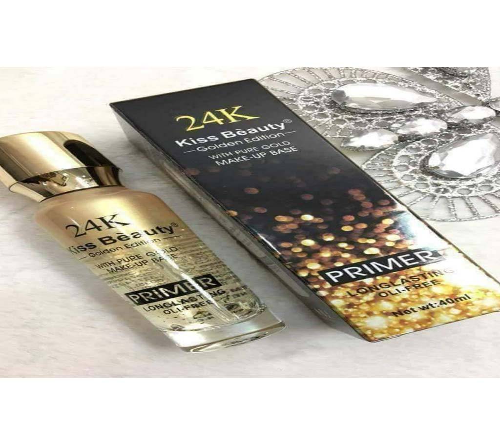 KISS BEAUTY PRIMER WITH PURE GOLD 24K GOLDEN EDITION CONCEALED MAKEUP BASE 40 ml, Thailand বাংলাদেশ - 771666