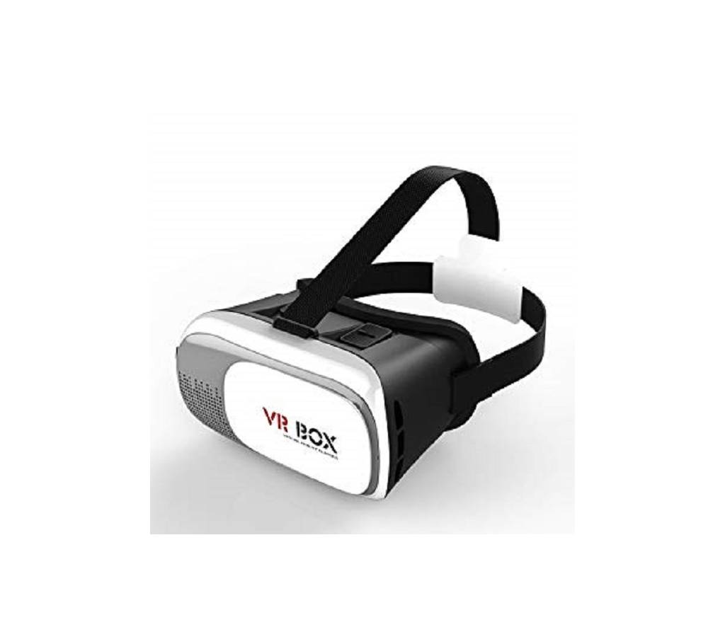 VR BOX 2 Virtual Reality 3D Glasses for Smartphones - White and Black বাংলাদেশ - 841762