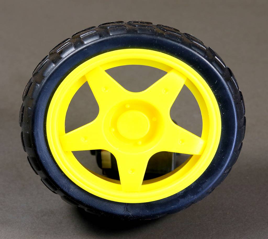 Gear Motor 65mm Wheel / Gear Motor Wheel বাংলাদেশ - 765502