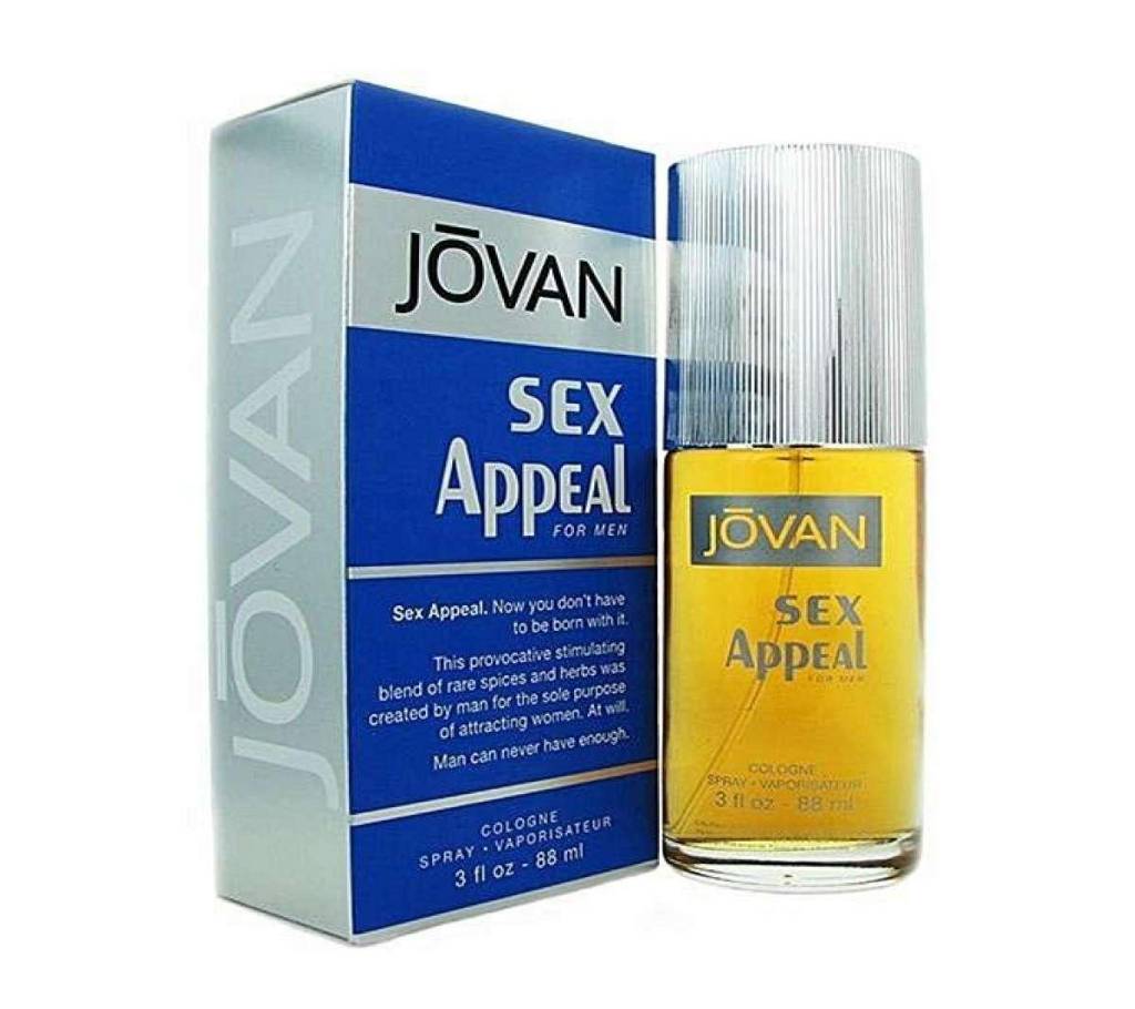 Jovan Sex Appeal Cologne বডি স্প্রে ফর মেন- 88ml Thailand বাংলাদেশ - 881247