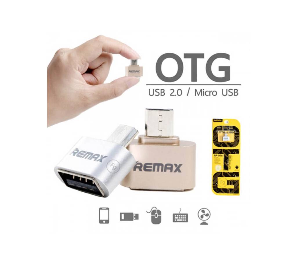 REMAX USB ২.০ মাইক্রো USB OTG এডাপ্টার বাংলাদেশ - 766821