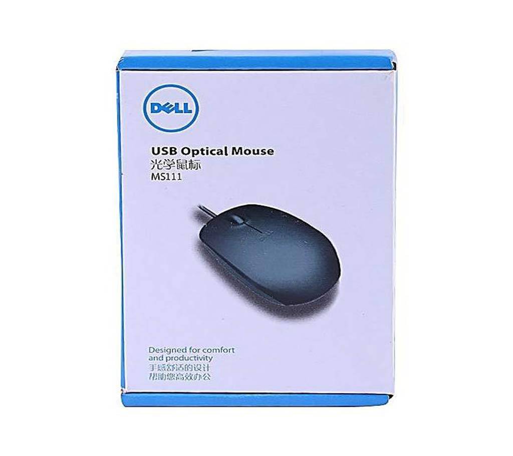 Dell ওয়্যার্ড মাউস MS111 - ্কালো বাংলাদেশ - 1053490