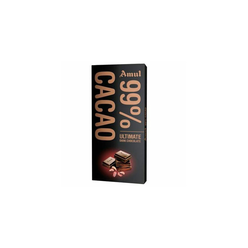 Amul Dark Chocolate 99% Cacao