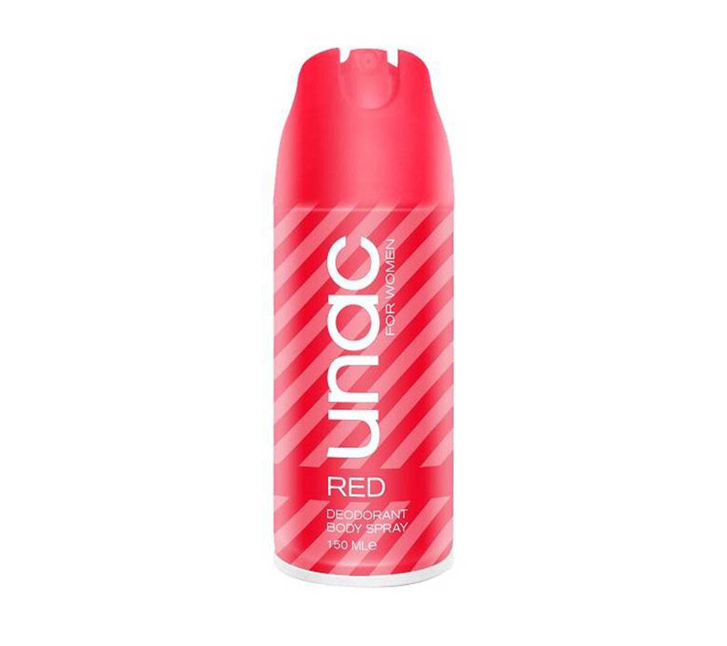 UNAC RED Deodorant বডি স্প্রে - 150ml Turkey বাংলাদেশ - 780433
