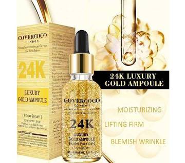 London 24K Luxury Gold Ampoule Face Serum UK 