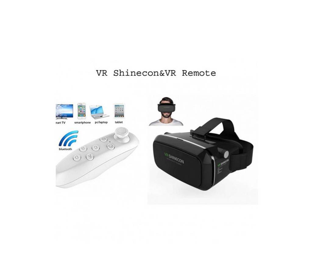 Shinecon VR Box + VR Remote বাংলাদেশ - 783192