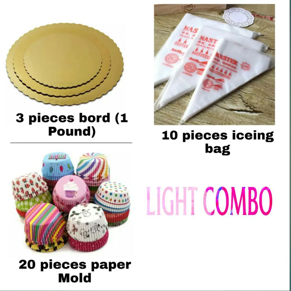 Cake decoration tools cake Bord cake iceing bag paper cup mold