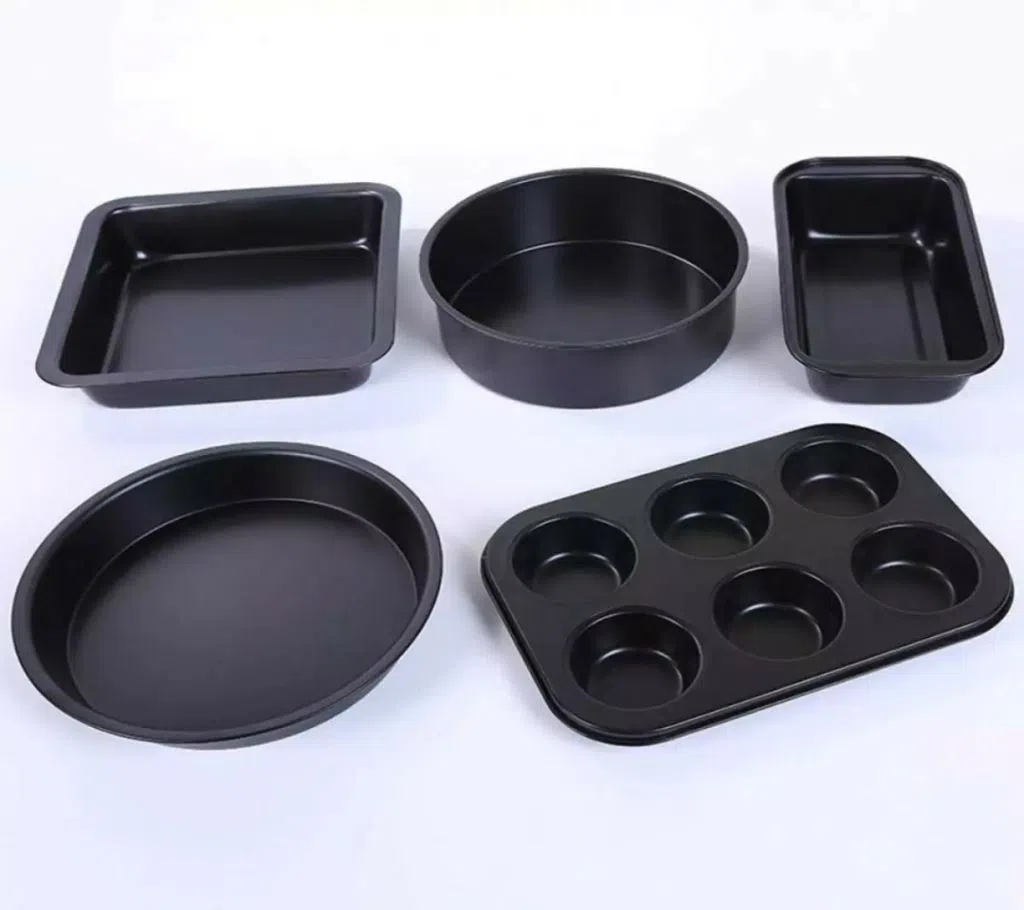 Cake Mold/Non Stick Mold set/Round Cake Tin,Bread Loaf Pan,Muffin Mould Baking Equipment Cake Pastry Moulds 5 pieces