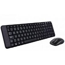 MK220 Combo Pack of Wireless Keyboard and Mouse - Black