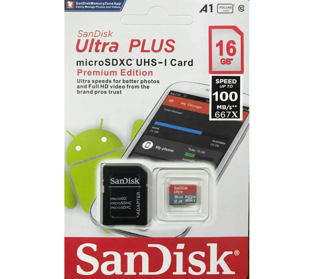 SanDisk Micro SD Card - 16 GB বাংলাদেশ - 788377