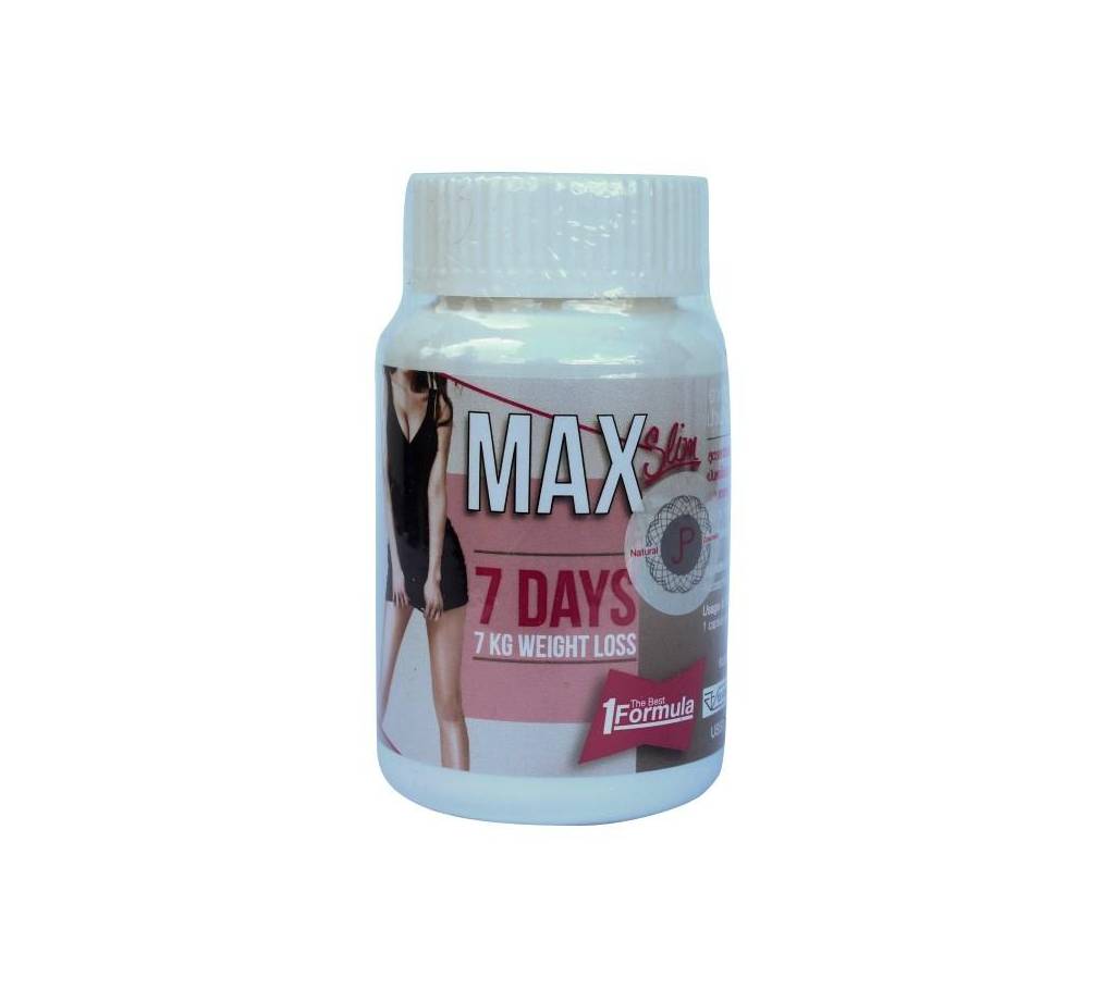 Max Slim 7 Days স্লিমিং ক্যাপসুল - 30 Tablets - Thailand বাংলাদেশ - 898514