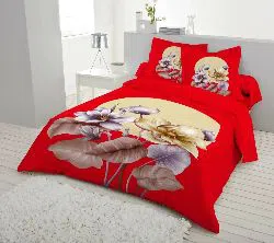 Double Size Bed Sheet  o  Pillow Cover