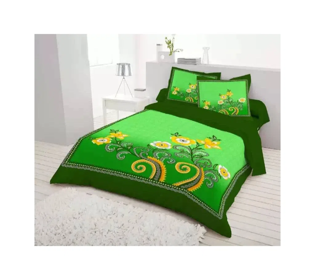 Double Size BedSheet & Pillow Cover