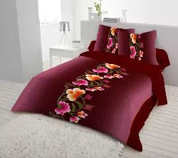 Double Size Bed Bed Sheet  Pillow Cover