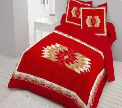Double Size Bed Sheet oo Pillow Cover