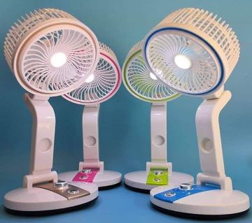 Rechargeable led light & fan (1 PCs)