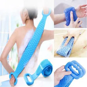 Silicone Bath Body Brush, Shower Massager/Exfoliating Back Scrubber for Shower/Back Scratchier/Body Skin Scrubber Deep Clean