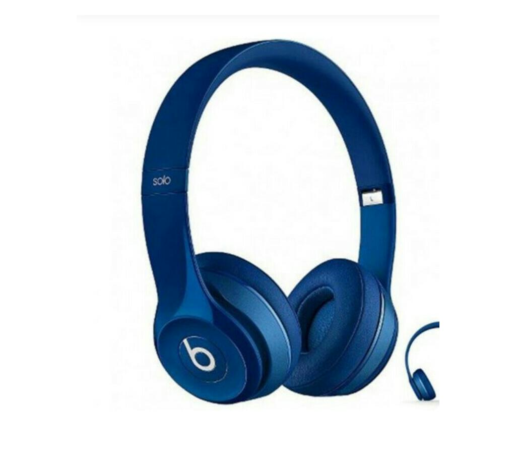 Beats Solo 2 ওয়্যারড হেডফোন (কপি) Blue বাংলাদেশ - 826351