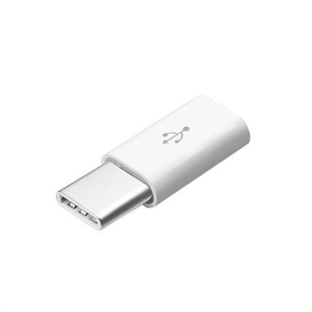 Type C Male To Micro USB Female কনভার্টার এডাপটার - হোয়াইট বাংলাদেশ - 807900