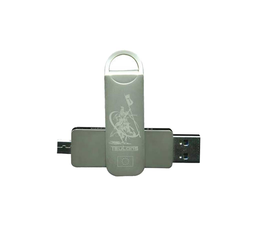 TEUTONS OTG USB পেনড্রাইভ 16GB ফ্লাশ ড্রাইভ বাংলাদেশ - 810514