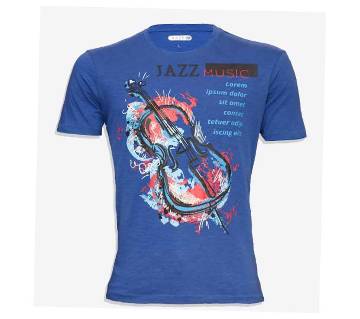 jazz music Cotton half sleeve t-shirt for men 