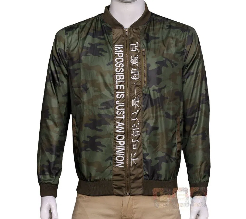 Mens winter jacket. specially for bikers and cyclist.-Army design 