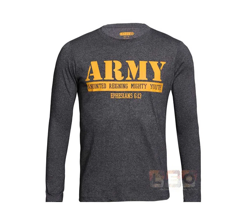 full sleeve t-shirt (HAZE) army