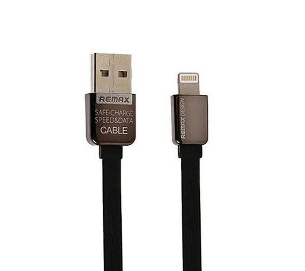 Remax Safe and Speed Lightning Data Cable for iPhone - Black