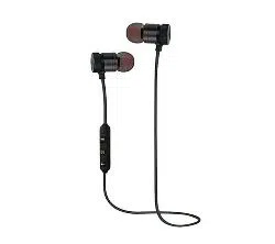 Stereo Super Bass Wireless Bluetooth Earphone - Black