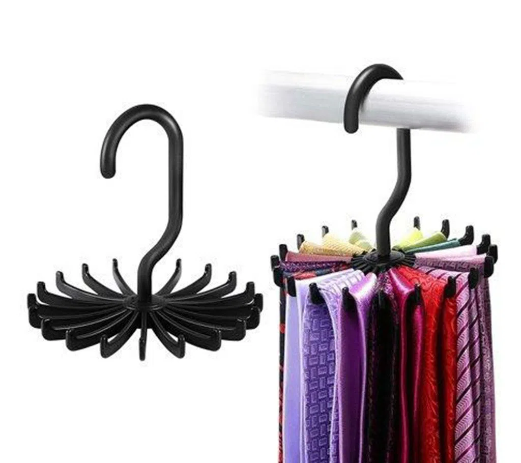 Rotating Tie Belt Hanger/Plastic Scarf Holder/Adjustable Scarf Hangers
