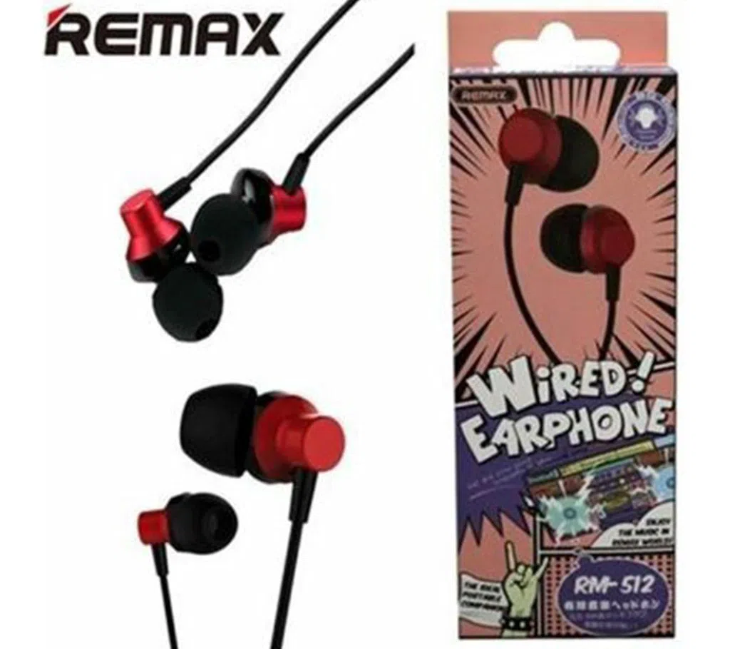 RM-512 In-Ear Earphone - Red and Black