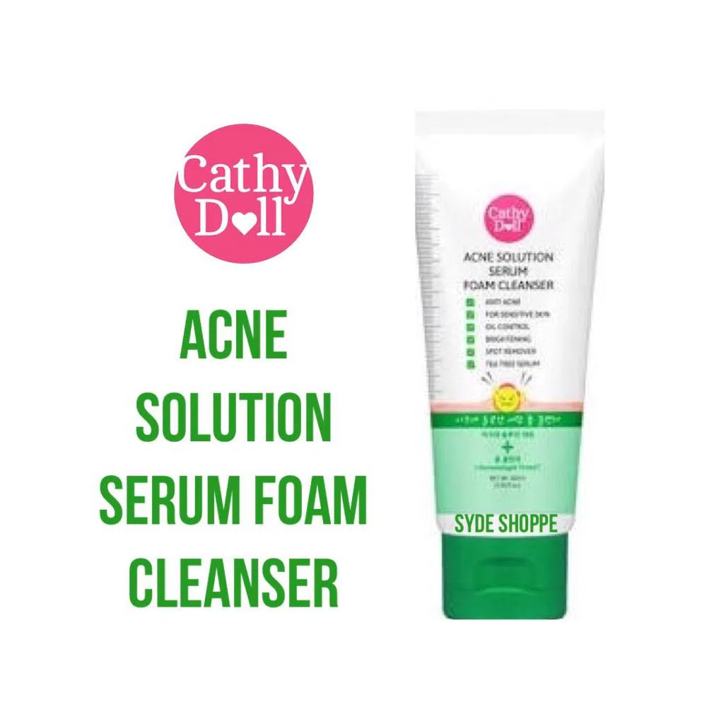 Cathy Doll Acne Solution Serum Foam Cleanser 100m KOREA