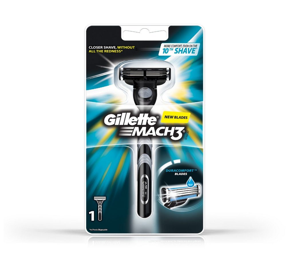 Gillette Mach 3 Turbo Manual Shaving Razor বাংলাদেশ - 1010681