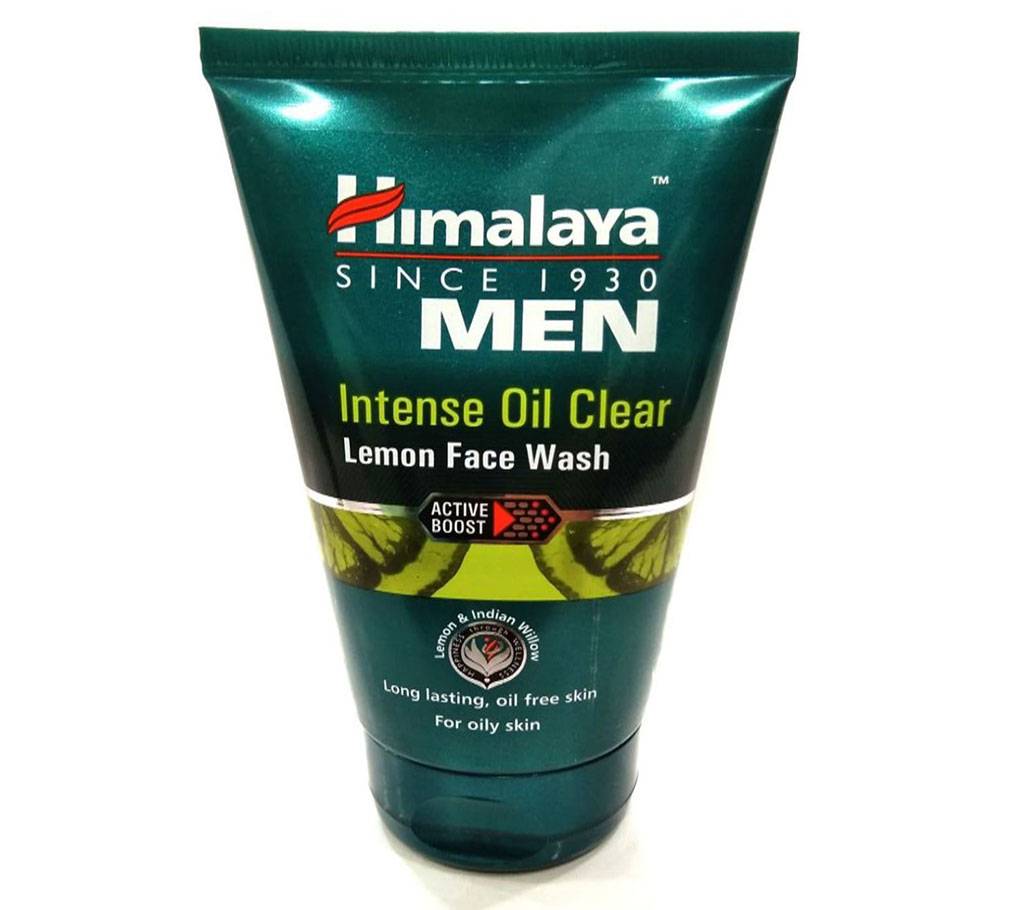 Himalaya Men intense oil ক্লিয়ার লেমন ফেস ওয়াশ-100ml-India বাংলাদেশ - 1158460